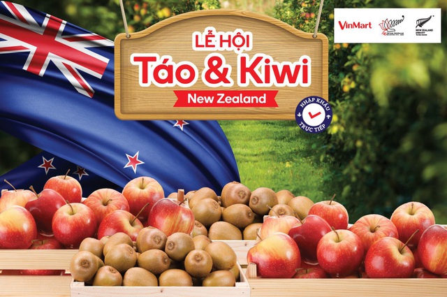 VinMart tổ chức “Lễ hội Táo và Kiwi nhập khẩu từ New Zealand” - Ảnh 1.