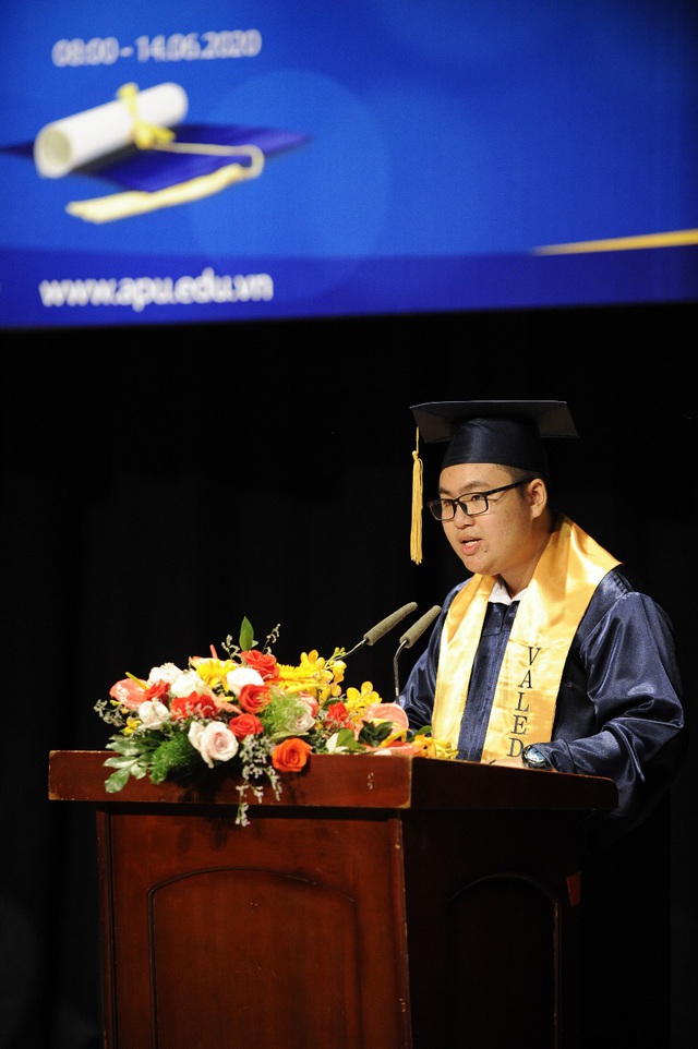 Lễ tốt nghiệp khóa 2020 của học sinh Trường Quốc tế Hoa Kỳ APU - Ảnh 4.