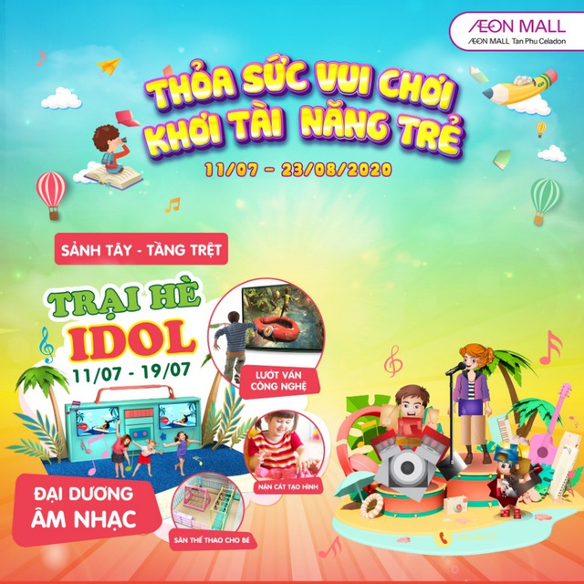 Vui nổ trời chuỗi sự kiện tại AEON MALL T&acirc;n Ph&uacute; Celadon ch&agrave;o h&egrave; 2020 - Ảnh 6.