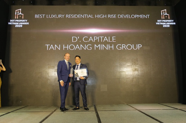Tân Hoàng Minh lập cú hattrick giải thưởng lớn tại Dot Property Vietnam Awards 2020 - Ảnh 3.