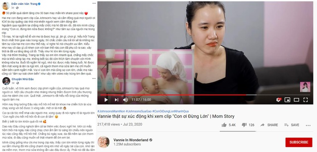 Vân Trang, Nam Thương, Vanie cùng loạt mẹ bỉm sữa xúc động khi xem đoạn clip về tình mẫu tử - Ảnh 2.