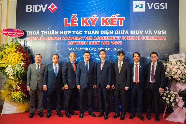 Lễ ký kết thỏa thuận hợp tác toàn diện giữa BIDV và VGSI - Ảnh 1.