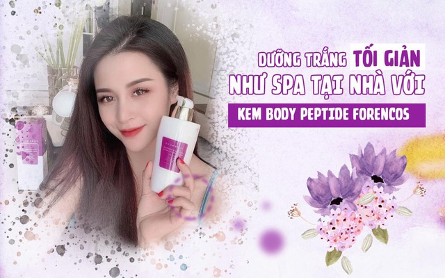 Bí quyết dưỡng trắng da tối giản như Spa tại nhà với kem Forencos Peptide từ Hàn Quốc - Ảnh 1.