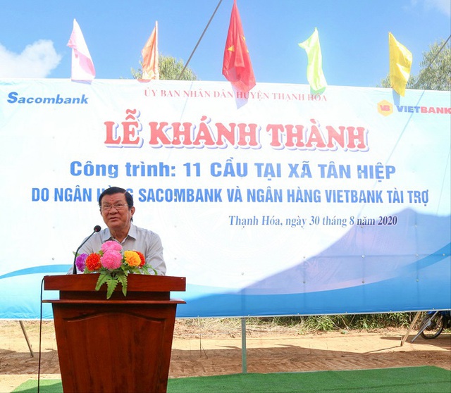 Vietbank tài trợ 5 tỷ đồng xây 6 cầu ở xã biên giới tỉnh Long An - Ảnh 1.