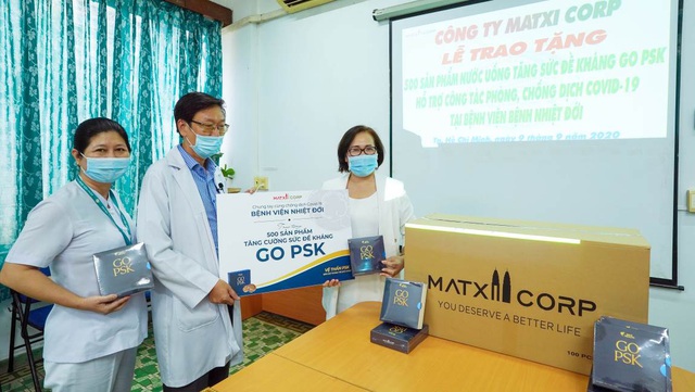 Tiếp sức y bác sĩ tuyến đầu chống dịch Covid-19, Matxi Corp trao tặng hơn 2000 sản phẩm tăng cường sức đề kháng Go PSK đến các bệnh viện - Ảnh 1.