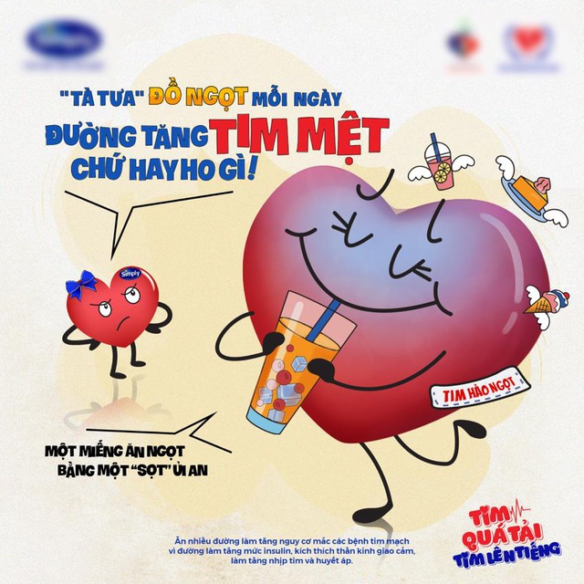 Bộ tranh “Tim quá tải - tim lên tiếng” cảnh báo các nguy cơ bệnh tim mạch - Ảnh 9.