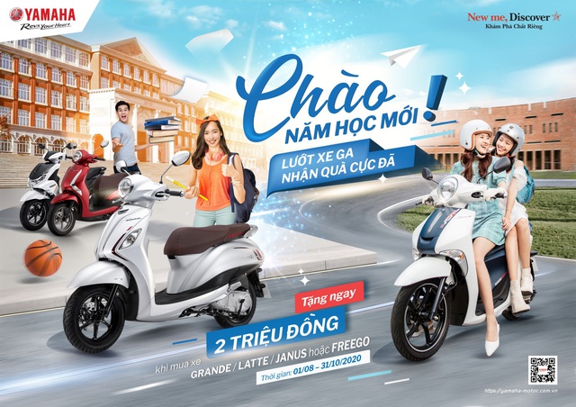 Hết tháng Ngâu, nhiều bạn trẻ đua nhau tậu “xế” Yamaha cho mùa tựu trường - Ảnh 1.