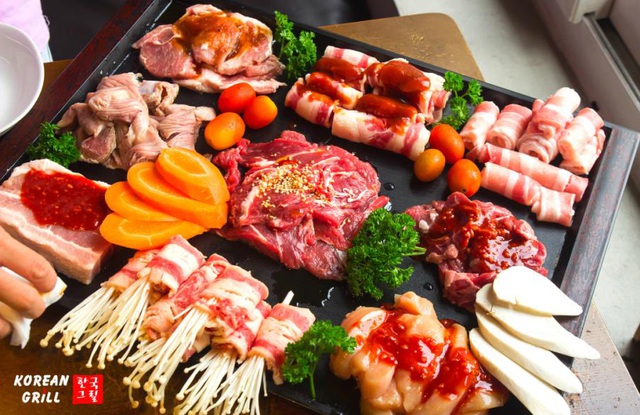 đ với buffet thịt nướng không giới hạn theo phong cách truyền thống  Hàn Quốc tại Buzza BBQ (Korean Grill)