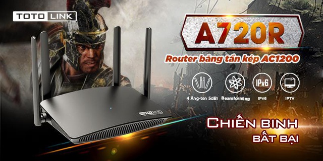 Chiến game mượt mà với Router Wifi AC giá rẻ TOTOLINK A720R - Ảnh 1.