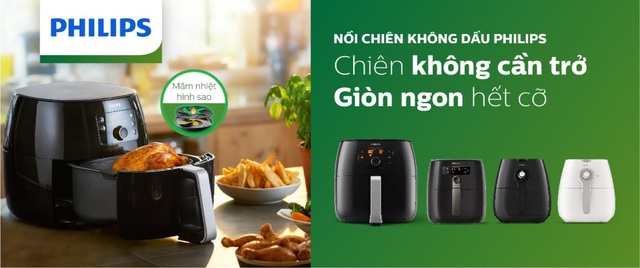 Mua nhanh kẻo lỡ, Philips giảm đồng loạt 50% từ nồi chiên không dầu đến bàn ủi chính hãng - Ảnh 2.