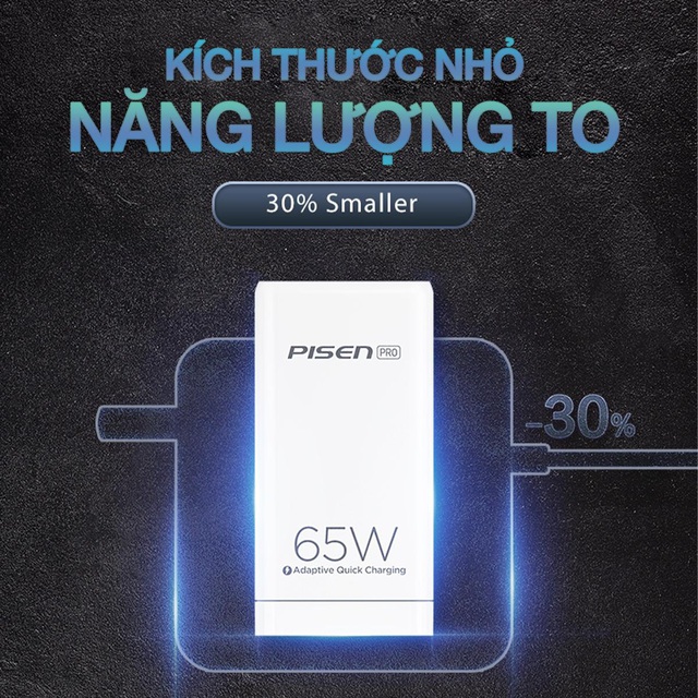 Bộ đôi sạc siêu tốc PISEN: Hiệu năng tốt, có tính thẩm mỹ, giá thành phải chăng - Ảnh 4. Bộ đôi sạc siêu tốc PISEN: Hiệu năng tốt, có tính thẩm mỹ, giá thành phải chăng - Ảnh 4.