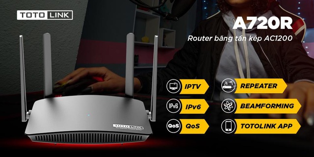 Chiến game mượt mà với Router Wifi AC giá rẻ TOTOLINK A720R - Ảnh 5.