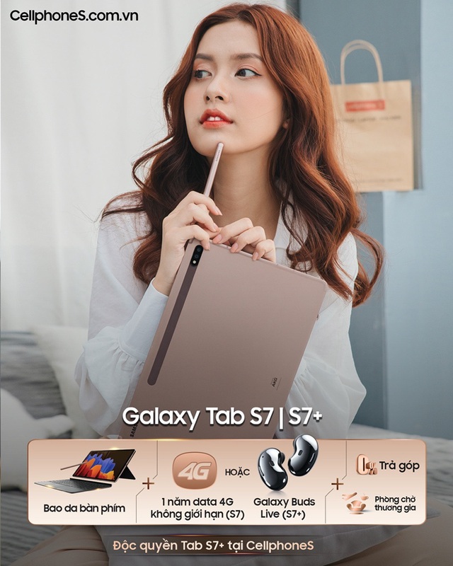 Galaxy Tab S7+ lựa chọn tối ưu cho công việc và giải trí, độc quyền CellphoneS - Ảnh 4.