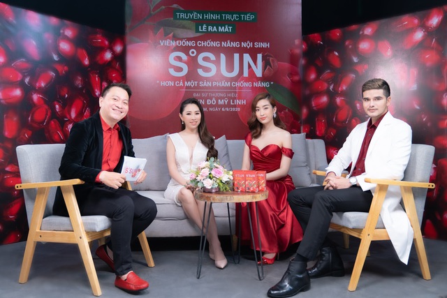 Hoa hậu Đỗ Mỹ Linh livestream chia sẻ bí quyết chăm sóc da từ TPBVSK S’SUN - Ảnh 1.