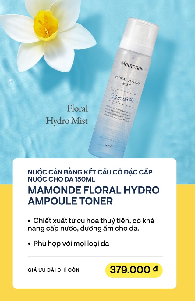 F5 làn da cùng 5 loại toner siêu cấp ẩm của Mamonde giá từ 299K, nàng rạng rỡ đi tiệc tùng năm mới - Ảnh 5.