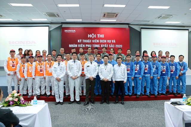 Honda Việt Nam tổ chức vòng chung kết Hội thi kỹ thuật viên dịch vụ và nhân viên phụ tùng xuất sắc 2020 - Ảnh 1.