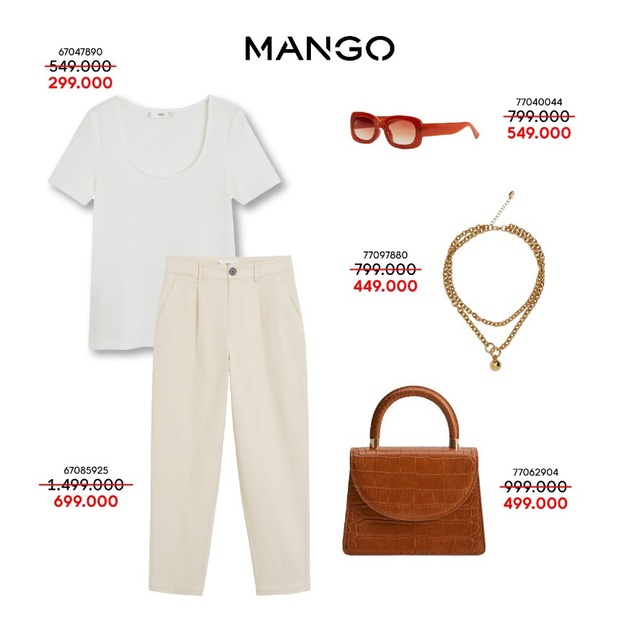 Liên tục thay đổi phong cách với 5 outfits hàng hiệu MANGO cực xịn giá chỉ từ 349K - Ảnh 3.