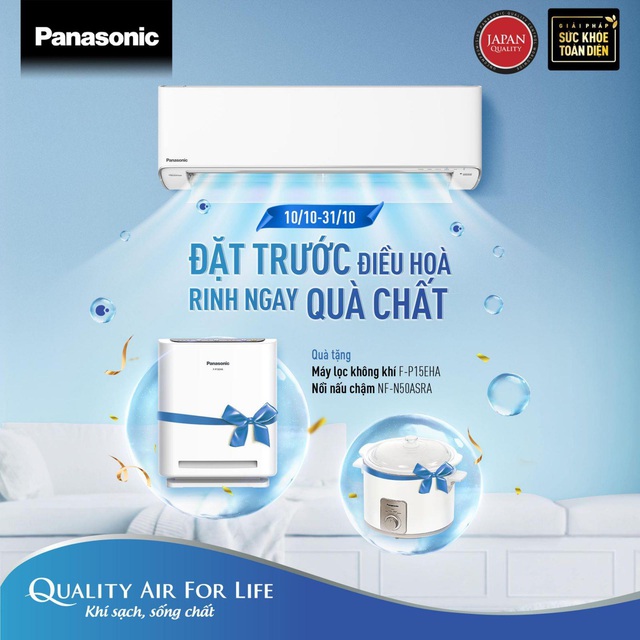 Đặt hàng trước điều hòa Panasonic nanoeTM X thế hệ 2, rinh ngay bộ quà tặng sức khỏe - Ảnh 1.