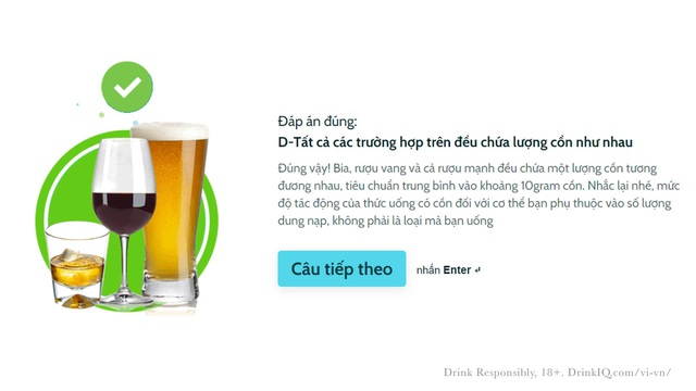 Tự tin uống có trách nhiệm, làm chủ rượu bia - Bạn phải check-in ngay cùng DrinkIQ - Ảnh 3.