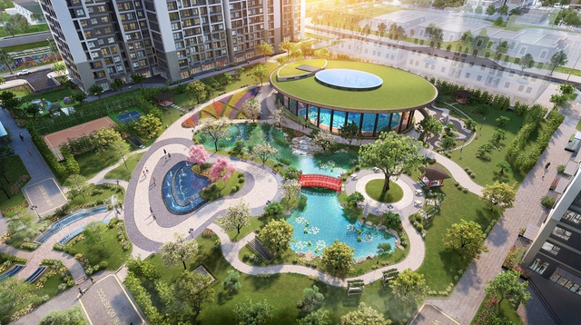 Kh&aacute;m ph&aacute; vườn Nhật nội khu quy m&ocirc; tại Vinhomes Smart City - Ảnh 1.