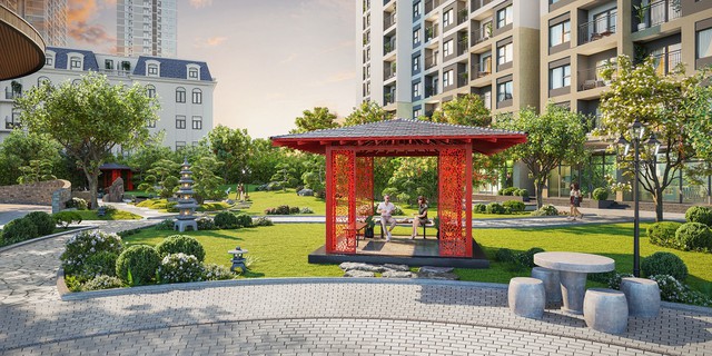 Kh&aacute;m ph&aacute; vườn Nhật nội khu quy m&ocirc; tại Vinhomes Smart City - Ảnh 3.