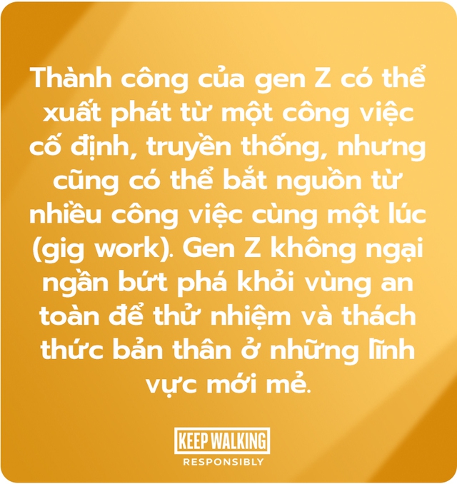 Thành công của gen Z: Khi thời đại, tư duy thay đổi - Định nghĩa, thước đo cũng khác biệt! - Ảnh 7.