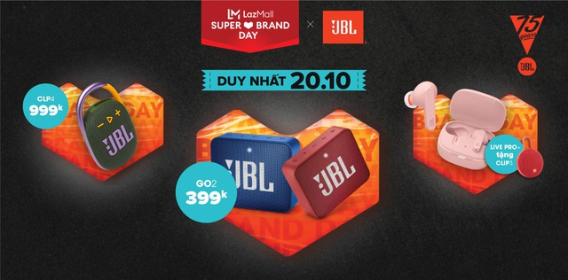 Rực trời deal - Phiêu nhạc chất cùng JBL và Lazada, giảm đến 50% vào ngày 20/10 - Ảnh 6.