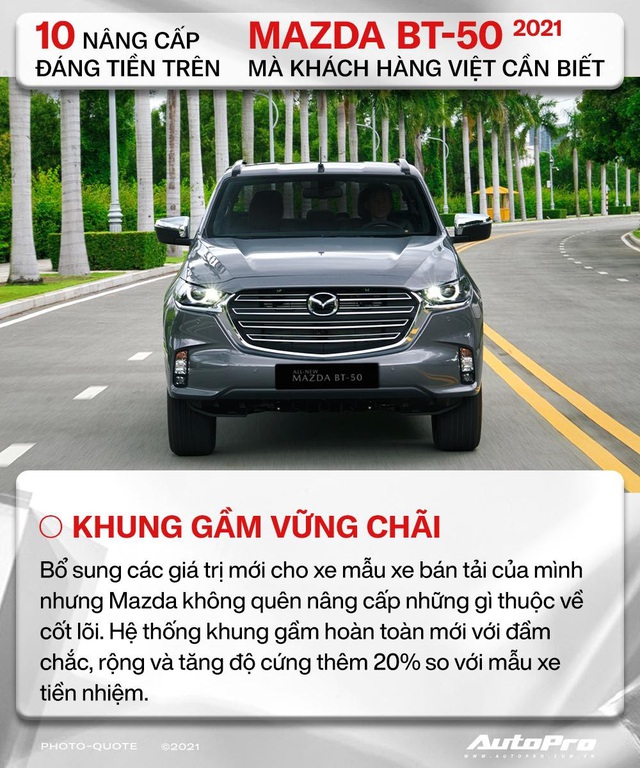 10 nâng cấp đáng tiền trên Mazda BT-50 2021 mà khách hàng Việt cần biết - Ảnh 8.
