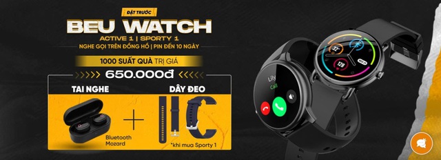 Cơ hội đặt trước smartwatch nghe gọi trực tiếp chỉ hơn 1 triệu đồng tặng kèm tai nghe bluetooth - Ảnh 1.
