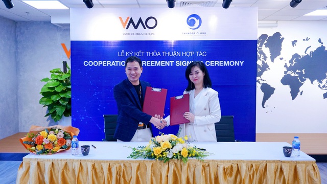 VMO Holdings ký kết thỏa thuận hợp tác chiến lược với Thunder Cloud - Ảnh 1. VMO Holdings ký kết thỏa thuận hợp tác chiến lược với Thunder Cloud - Ảnh 1.