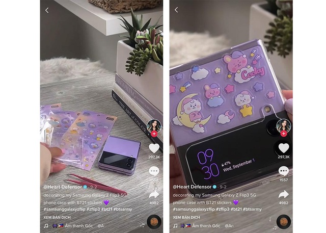 Dàn phụ kiện cực hấp dẫn của Galaxy Z Flip3 - Nhìn là biết độ sang chảnh - Ảnh 6. Dàn phụ kiện cực hấp dẫn của Galaxy Z Flip3 - Nhìn là biết độ sang chảnh - Ảnh 6.