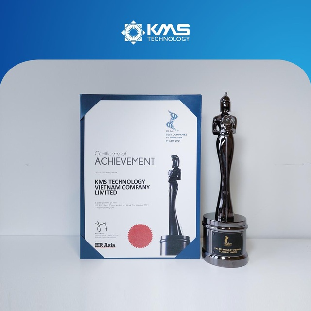 KMS Technology nhận giải thưởng “Nơi làm việc tốt nhất châu Á 2021 - Ảnh 1.