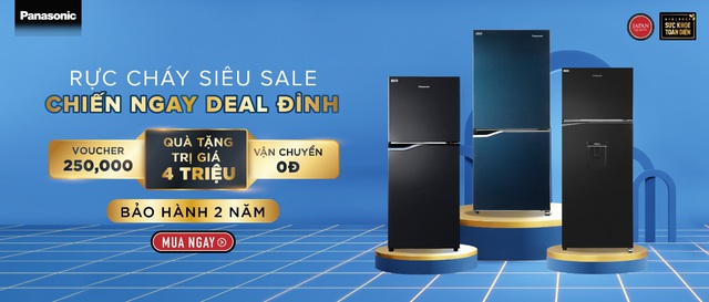 Siêu sale tủ lạnh chính hãng Panasonic 10.10: giá siêu tốt, quà siêu lớn! - Ảnh 1.