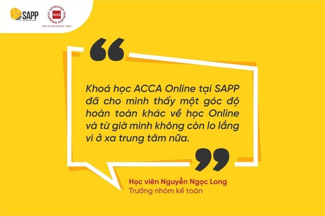 Phá bỏ khoảng cách địa lý, lớp ACCA Online của SAPP Academy nhận lời khen - Ảnh 2.