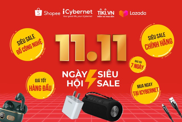 Bùng nổ deal 11/11: Săn đồ chơi công nghệ chính hãng giá hời chưa từng có tại iCybernet - Ảnh 1.
