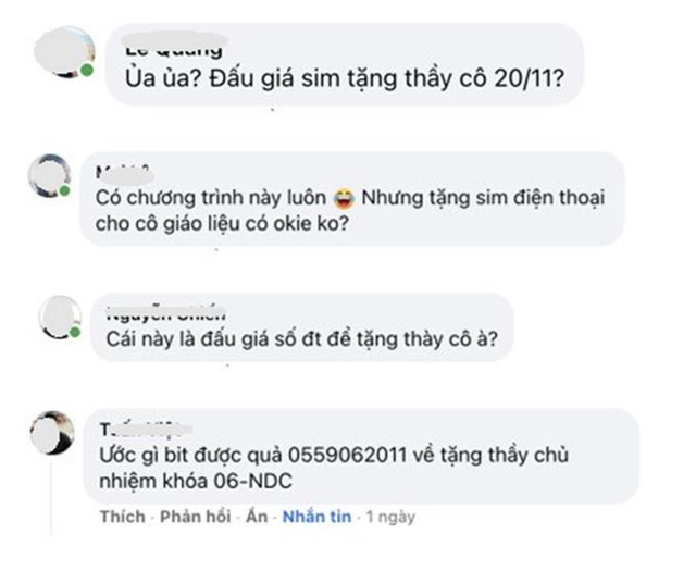 Facebooker và cộng động mạng hào hứng về chương trình đấu giá số điện thoại đuôi 2011 tặng thầy cô - Ảnh 2.