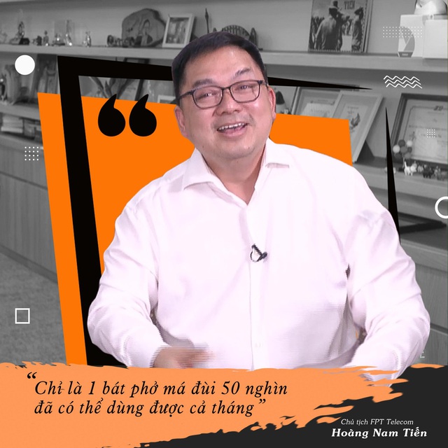 President Hoang Nam Tien and a series of advertising sentences caused a storm in the first sales livestream - Photo 2.