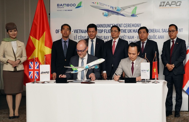 Bamboo Airways khai thác đường bay thẳng Việt - Anh - Ảnh 1.