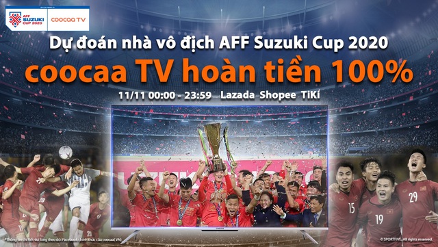 Let's coocaa TV explode with many interesting activities at the AFF Suzuki Cup 2020 - Photo 1.