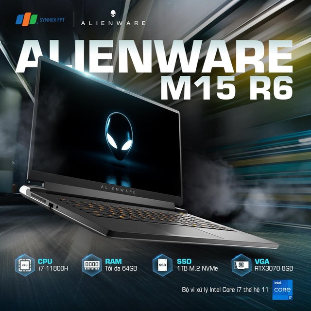Laptop Dell Alienware M15 R5&R6 – lựa chọn phù hợp cho phân khúc laptop gaming cao cấp? - Ảnh 2.