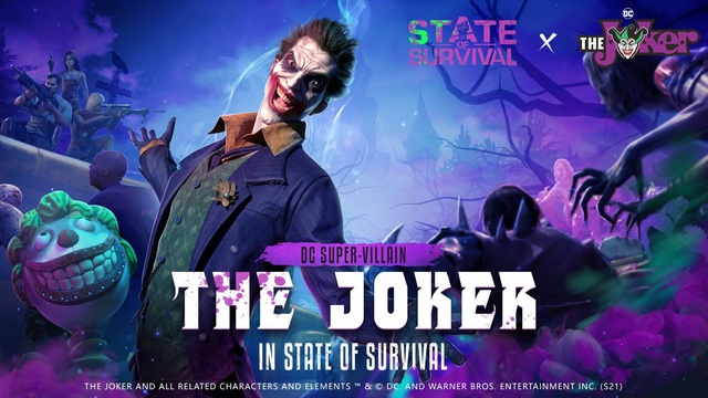 State of Survival bắt tay với nhà DC để đưa nhân vật huyền thoại “The Joker” vào hàng ngũ “người sống sót” - Ảnh 1.