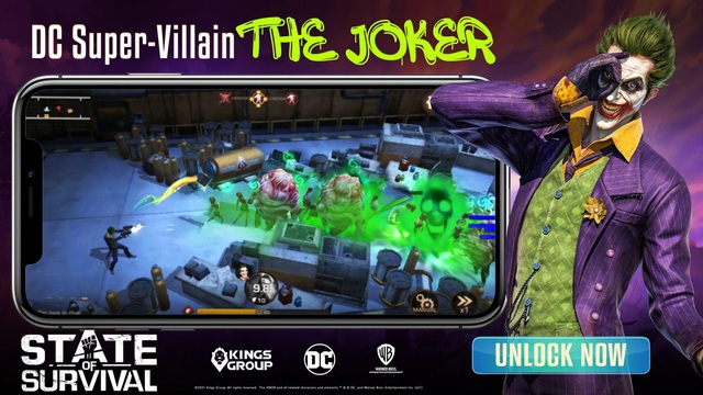 State of Survival bắt tay với nhà DC để đưa nhân vật huyền thoại “The Joker” vào hàng ngũ “người sống sót” - Ảnh 2.