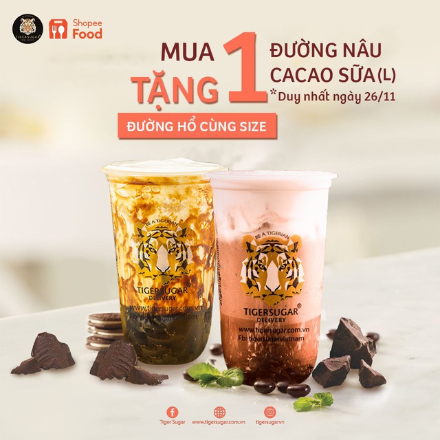 McDonald’s, Popeyes, Tiger Sugar... tung deal “sốc”: Mua 1 được 2 kèm thêm freeship - Ảnh 3.