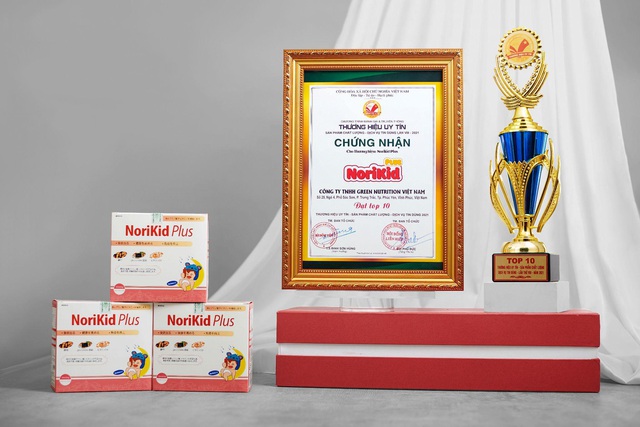 Norikid Plus nhận giải thưởng “Top 10 mặt hàng chất lượng – dịch vụ tin dùng năm 2021” - Ảnh 3.