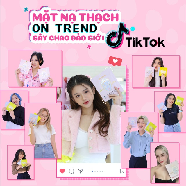 Mặt nạ thạch lấp l&aacute;nh của Lalarecipe c&oacute; g&igrave; hot m&agrave; khiến Linh Ka đến h&agrave;ng loạt TikToker Việt &ldquo;dậy s&oacute;ng&rdquo; - Ảnh 1.