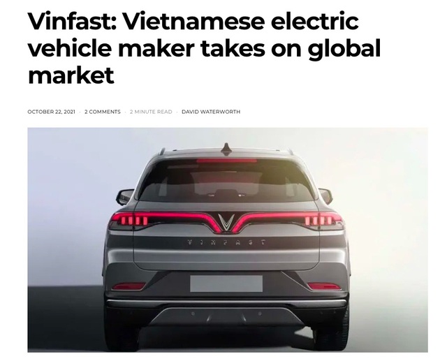 Báo quốc tế: VinFast từ kẻ đến sau đến người tiên phong trên hành trình xe điện - Ảnh 1.
