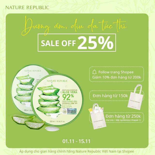 Nature Republic - Thương hiệu mỹ phẩm thiên nhiên Hàn Quốc đổ bộ Việt Nam cùng loạt deal cực shock! - Ảnh 3.