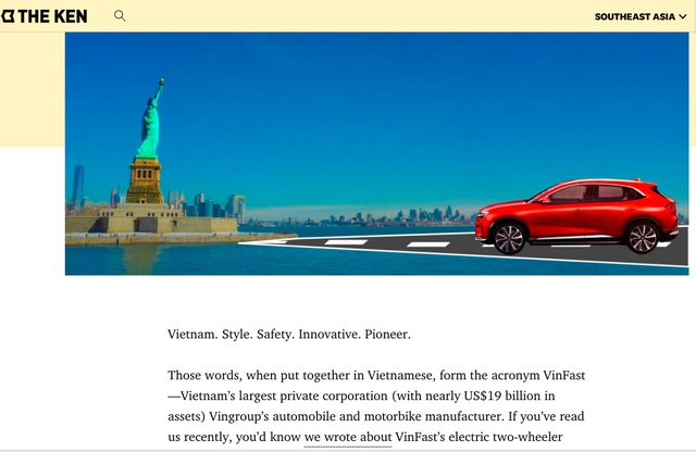 Báo quốc tế: VinFast từ kẻ đến sau đến người tiên phong trên hành trình xe điện - Ảnh 2.