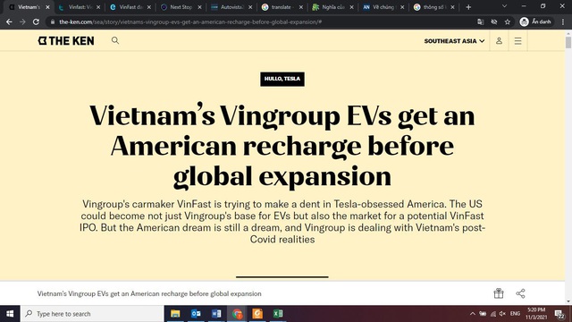 Truyền thông quốc tế: VinFast vươn ra thế giới với những mẫu xe điện của tương lai - Ảnh 2.