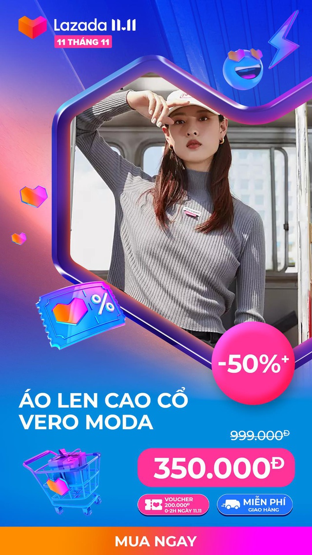 Check nhanh “1 ngày sale To” 11.11, nhặt ngay được 7 item hàng quốc tế giảm kịch sàn trên Lazada - Ảnh 1.